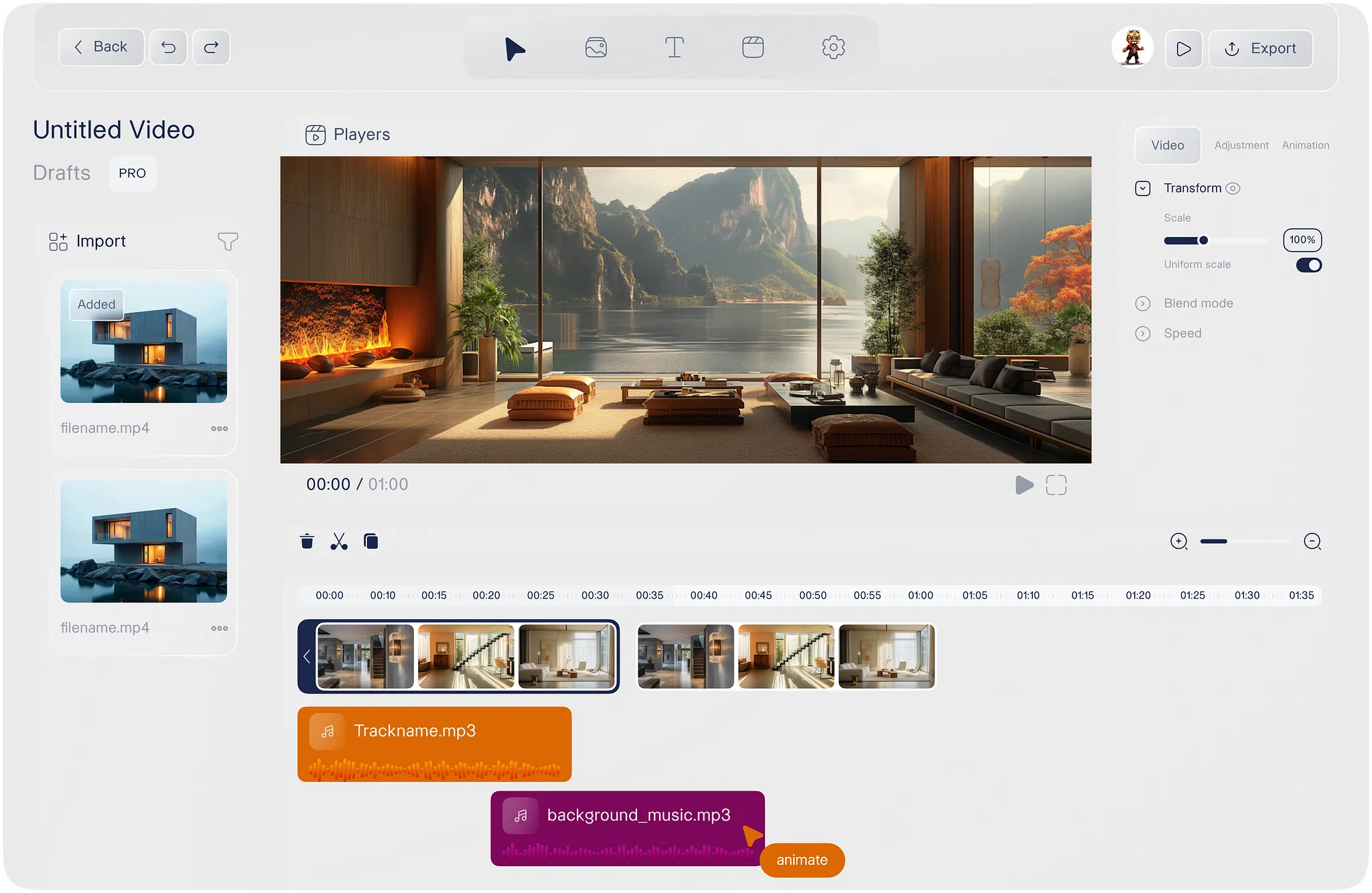 Aigent video editor demo